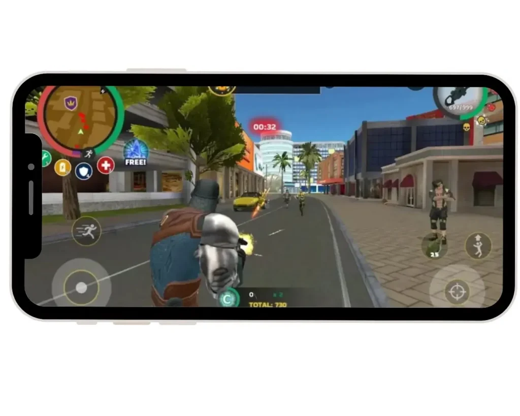 rope hero vice town streets